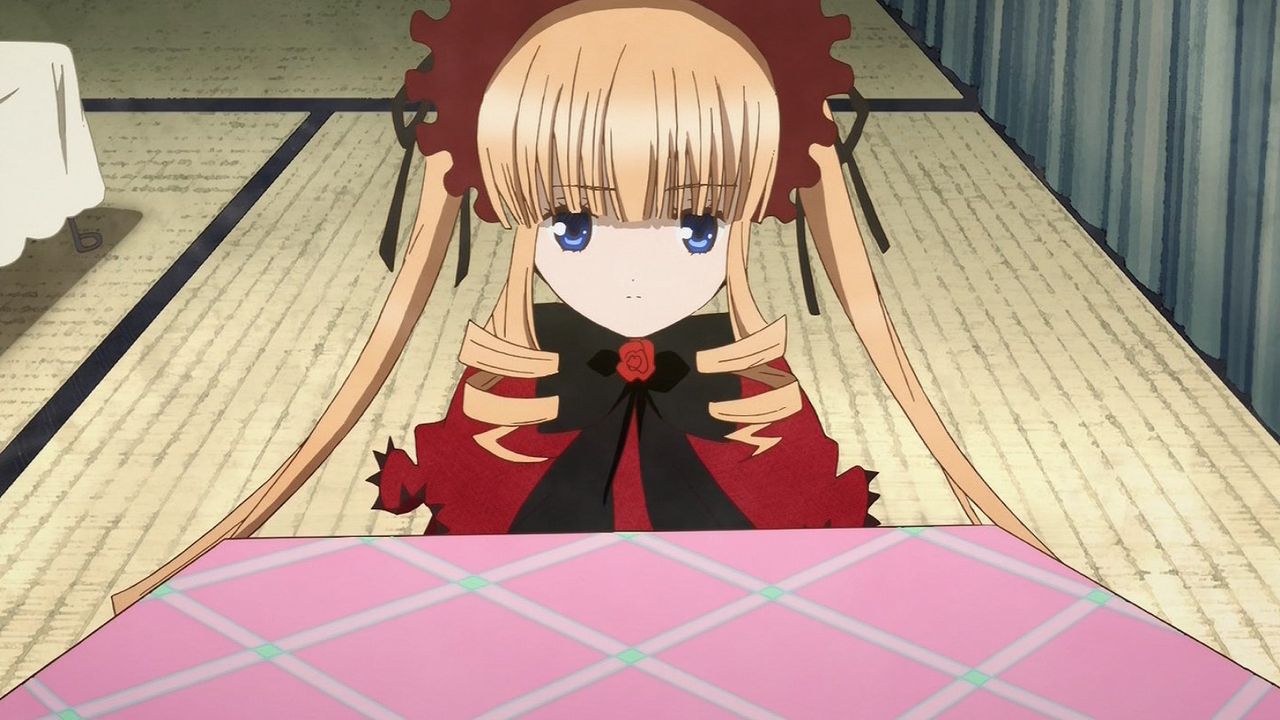 ローゼンメイデン 第7話の感想まとめ ポッキーかじってる銀様がかわええ 旧あにまん