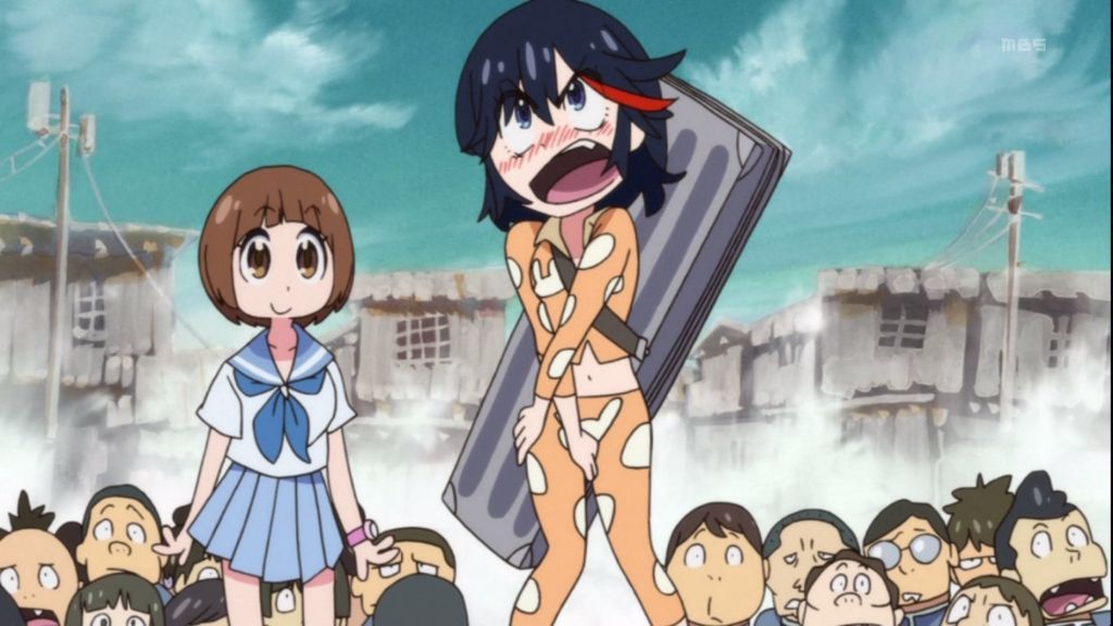 キルラキル 第4話の感想まとめ 流子のパンツに見とれて事故起こすギャグは天丼で面白さ倍増してたな 画像あり 旧あにまん