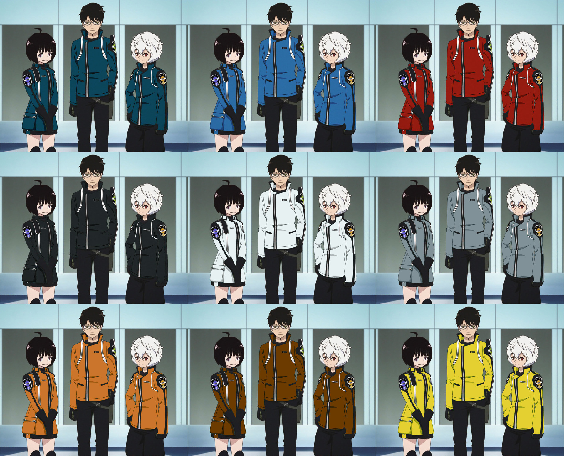 ワールドトリガー 修たちの隊服の色を変えてみた 画像あり あにまん ワールドトリガー 修たちの隊服の色を変えてみた 画像あり あにまん