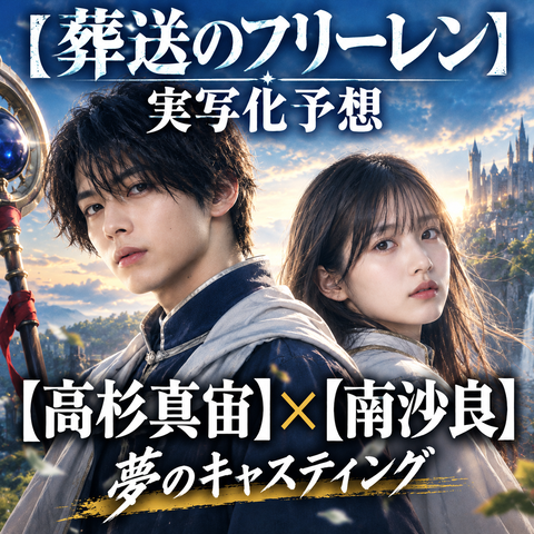 フリーレン実写化｜シュタルク役に高杉真宙、フェルン役に南沙良？