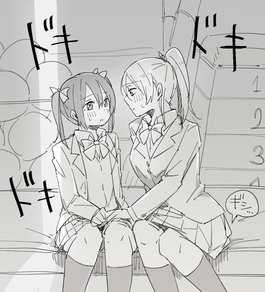 ラブライブのファンアートで一番好きなキス 百合画像ｗｗ ラブライブ ラブライブ 曜ちゃんのヨーソロー 速報