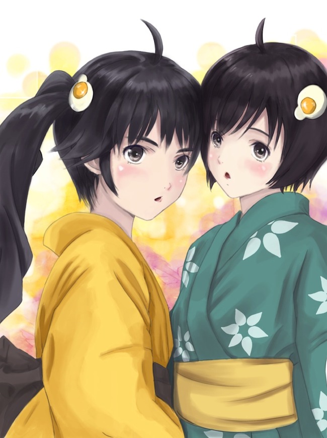 karen_and_tsukihi__araragi_by_zakurazeroart-d4m3bja