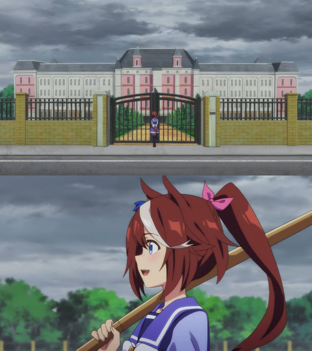 ウマ娘 ここがメジロ家の正門前だね めいり速報