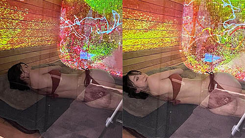 【元SDN48】芹那(38歳)、紐ビキニで“美ヒップ”あらわ「セクシーで魅惑的ぃぃぃ~!」「色気が爆発してる」 サウナ室で寝転ぶ
