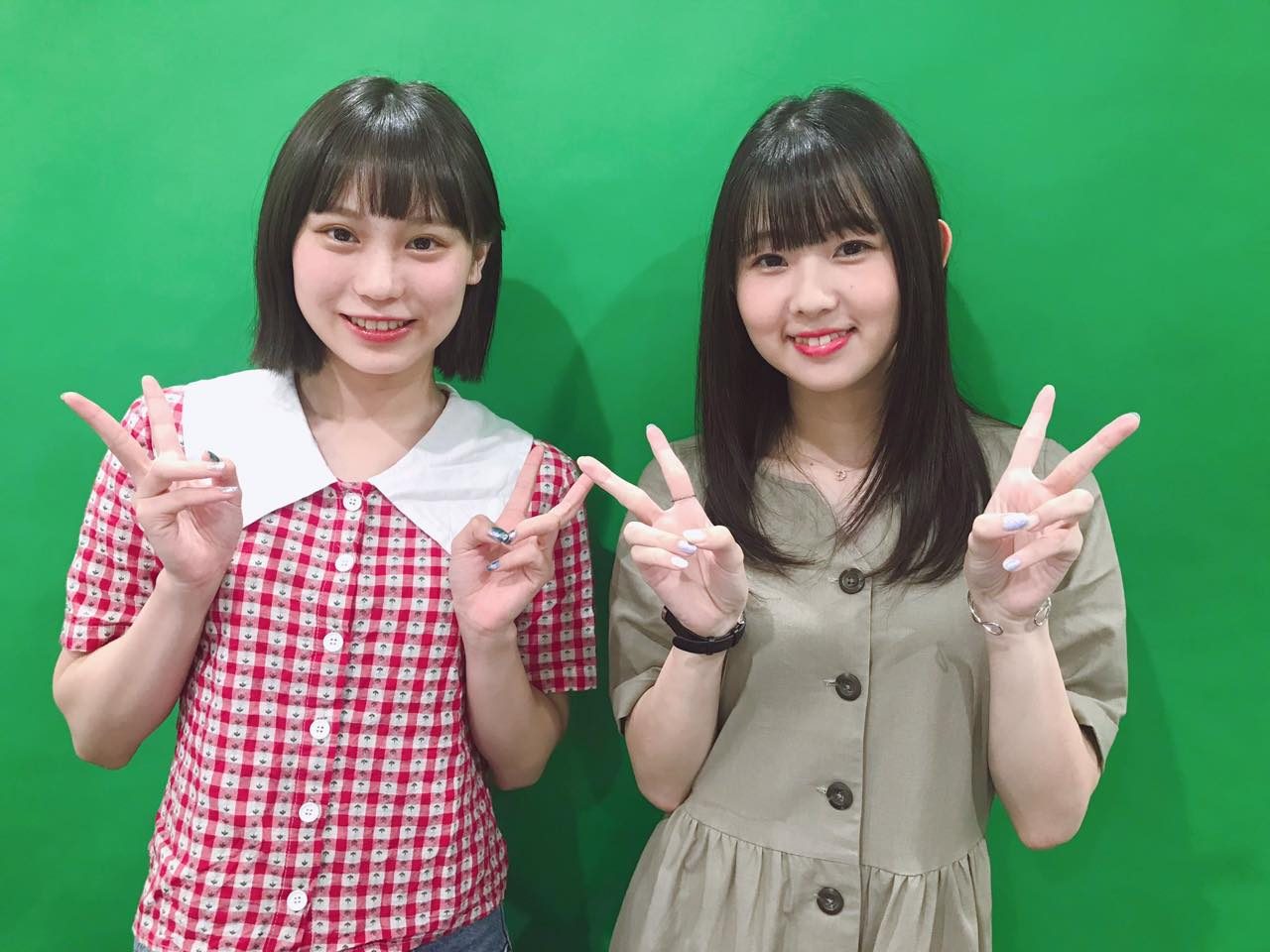 HKT48 熊沢世莉奈＆豊永阿紀、配信オフショット「HKT48のヨカ×ヨカ！！」