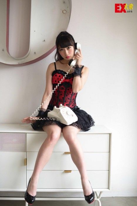 [画像] SKE48高柳明音「EX大衆 2015年9月号」オフショット 3