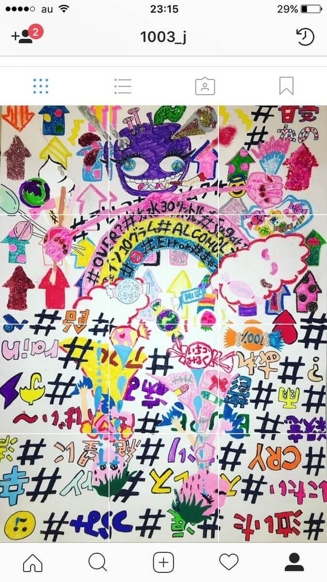 【画像】AKB48高橋朱里の書いた絵がヤバイ・・・【病んでる？】