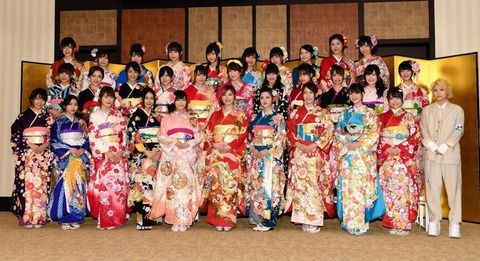 AKBグループ成人式、松井珠理奈「今年は本気で1位を」