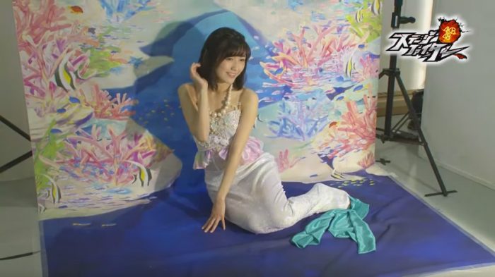 [動画] 新衣装撮影中に突然「人魚と言ったら私だろ選手権」（AKB48ステージファイター）