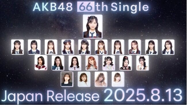 【速報】AKB48 66thシングルに指原莉乃、前田敦子、小嶋陽菜、高橋みなみが参加!海外姉妹グループからも7名!センターは小栗有以、新井彩永が初選抜!今回は22人選抜!!