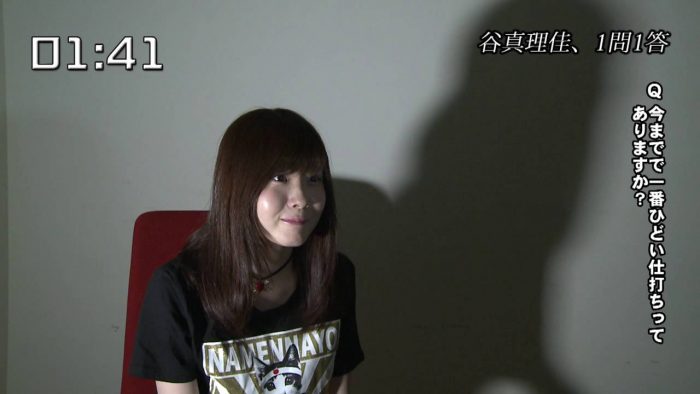 [動画] 「谷真理佳、一問一答」SKE48 E公演 2分半の袋とじ 2016.5.26