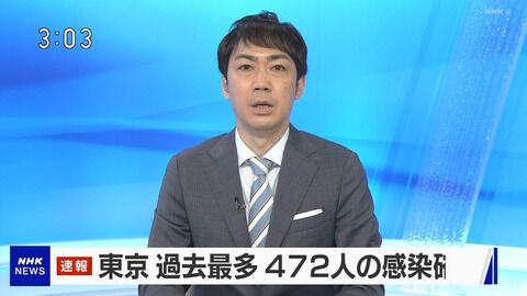 【悲報】　東京都、472人感染で過去最多ｗｗｗｗｗｗｗｗｗｗｗｗｗｗｗｗｗｗｗｗｗ