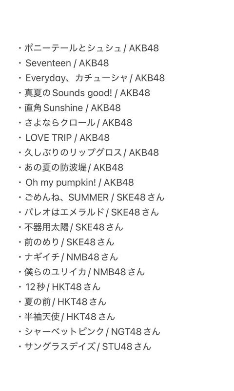 新井彩永c「この夏に聴きたいアイドルソング集まとめてみました