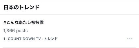 【速報】日本のトレンド1位キタ━━━(ﾟ∀ﾟ)━━━！！