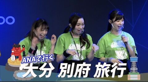 AKB48天下一HADO会　チームKが優勝し ANA 大分旅行をゲットするも…山田杏華ちゃんは逃すwwwwww