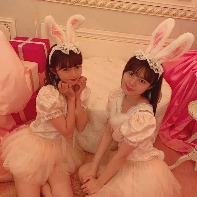 【NGT48】猫耳の中井りかと本間日陽の画像が凄い!!!!!!
