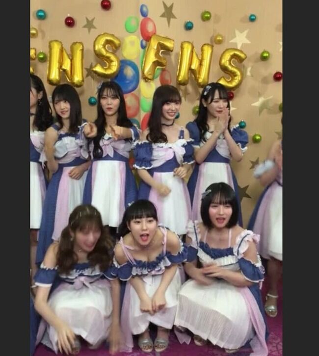【AKB48】サステナブル衣装で田中みくりんがお〇ぱいポロリしてる【HKT48田中美久】