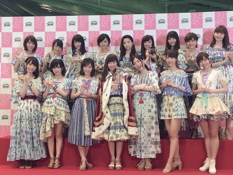 【AKB48総選挙】同期で最初にトップになったメンバーが結局そのままトップを走るからそこでその後が決まる