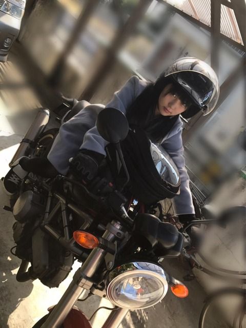 【画像アリ】田中美久ちゃんが250ccバイクで正月ツーリング【HKT48】