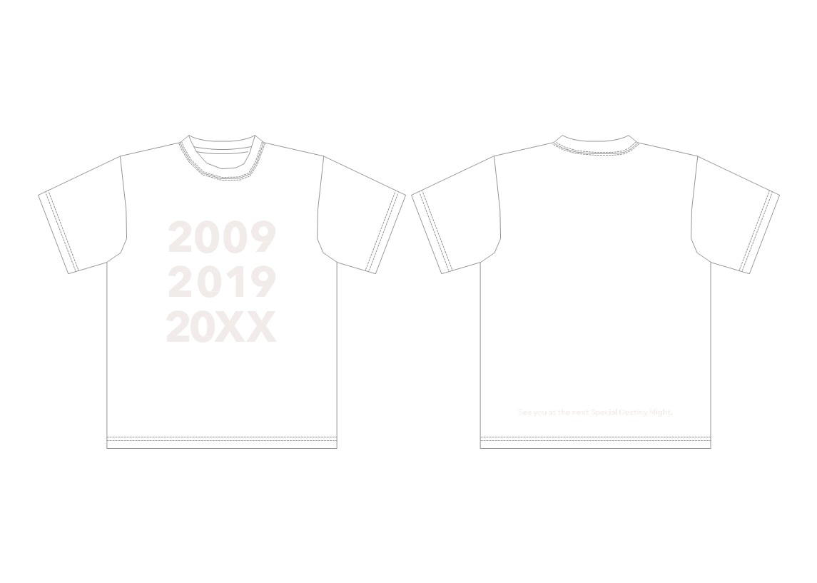 「SDN48結成10年記念Tシャツ」販売のご案内