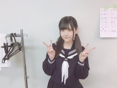 【画像アリ】山田麻莉奈(22)のセーラー服姿が可愛い！【HKT48】