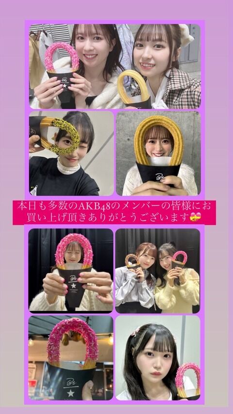 握手会のチュロス、売れ過ぎて追加搬入までする事態になっていた模様