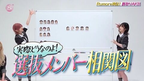 【実際はどうなのよ？】AKB48 選抜メンバー相関図  キタ━━━(ﾟ∀ﾟ)━━━━!!