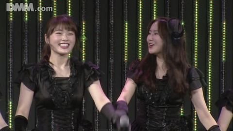 【NMB48】チームMは渋谷凪咲と白間美瑠が公演を休むと、久代梨奈と古賀成美の2TOPになってしまう問題