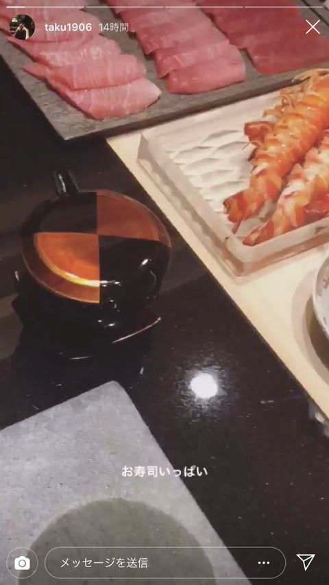 前田敦子夫妻&小嶋陽菜と彼氏&北原と彼氏&指原で寿司
