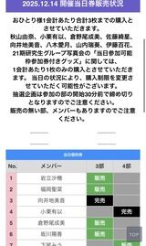 【速報】向井地美音 2S写真会、当日券販売 開始20分で完売w w w w w w w w w w