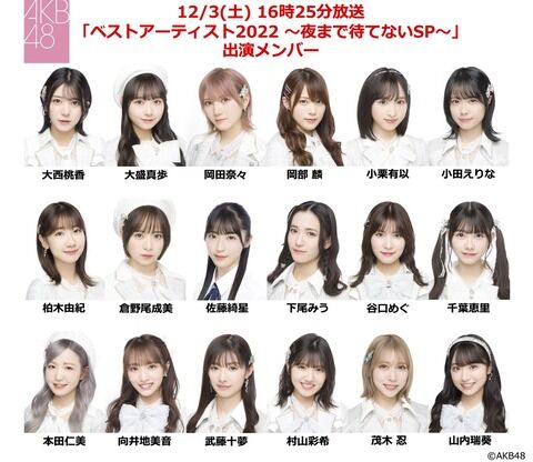 【速報】ベストアーティスト出演メンバー発表ｷﾀ━━━━(ﾟ∀ﾟ)━━━━!!