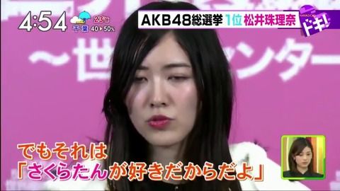 【SKE48】松井珠理奈って、いつまでこのまま休養すると思う？