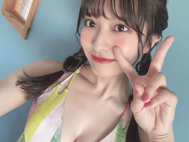 【動画】AKB48行天優莉奈がビショビショでエチエチ過ぎる！！！【水着・チーム8】