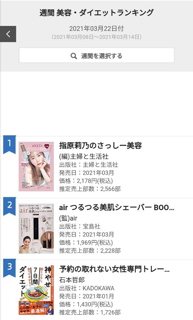 【祝】指原莉乃のコスメ本が3週連続1位!!!【元AKB48/元HKT48さっしー】