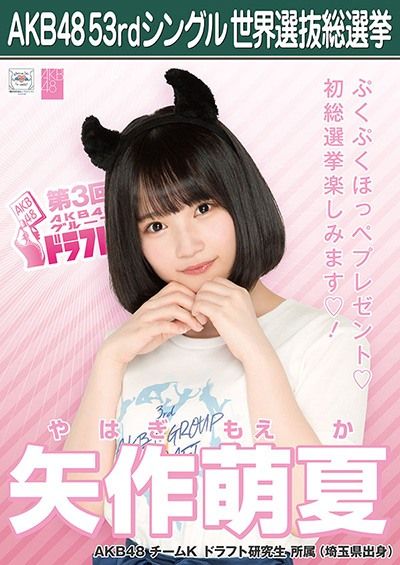 【AKB48】矢作萌夏ちゃんが来年の総選挙でランクインするにはどうすれば良い？