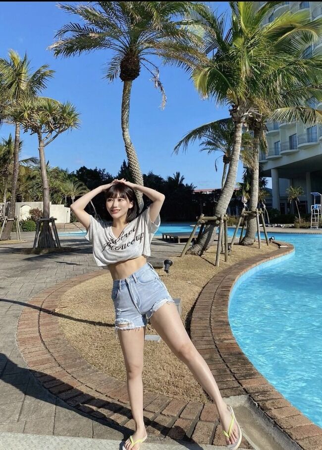【画像】HKT48田中美久が腹筋バキバキに。これでも太ってるって言えるか？【みくりん】