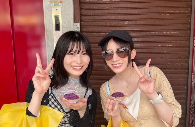 【朗報】AKB48佐々木優佳里、福岡聖菜が沖縄で撮影!【ハピネスゆかるん・せいちゃん】