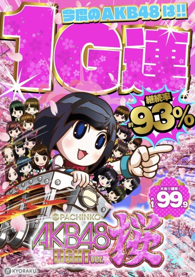 ぱちんこ AKB48 桜LIGHT ver.みんなは打つの？