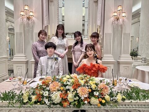 【画像】SKE48空美夕日(23歳)さんの結婚式の様子www