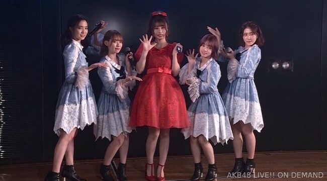 【AKB48】鈴木優香の卒業公演に駆けつけたメンバー【チーム8ゆうかりん・清水麻璃亜・下尾みう・髙橋彩音・服部有菜】