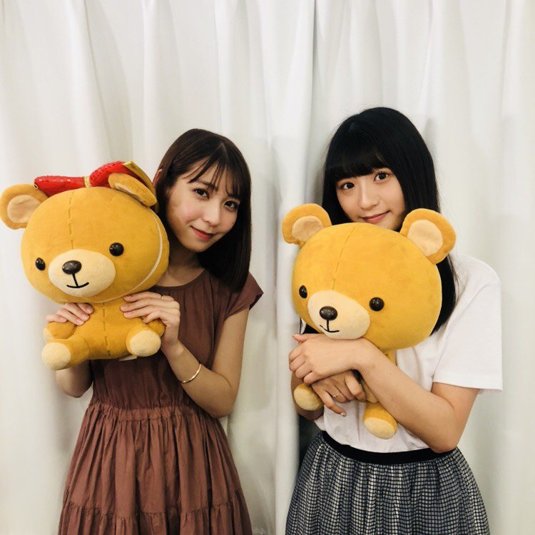 HKT48 松岡菜摘＆宮﨑想乃、配信オフショット「HKT48のヨカ×ヨカ！！」