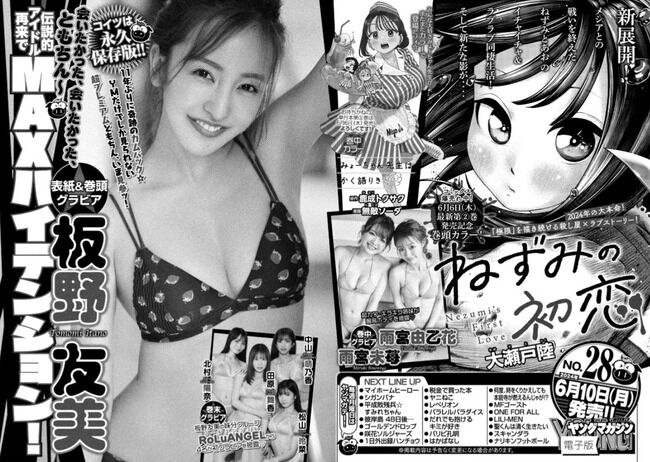 【元AKB48】来週のヤンマガ表紙に板野友美(32才)【表紙＆巻頭グラビアにともちん】