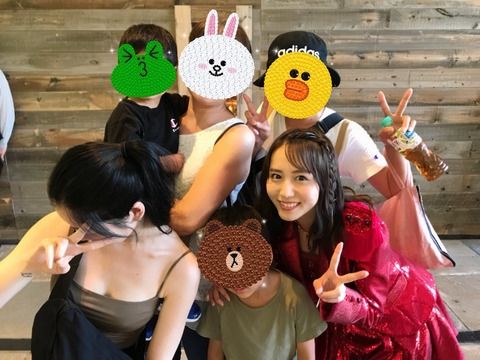 大場美奈がイベントに地元の親友を呼ぶ