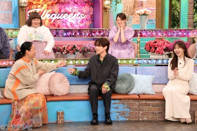 指原莉乃出演「トークィーンズ」年下男子が来た！宮世琉弥は年上女性に振り回されたい！？【2023.11.23 23:00〜 フジテレビ】