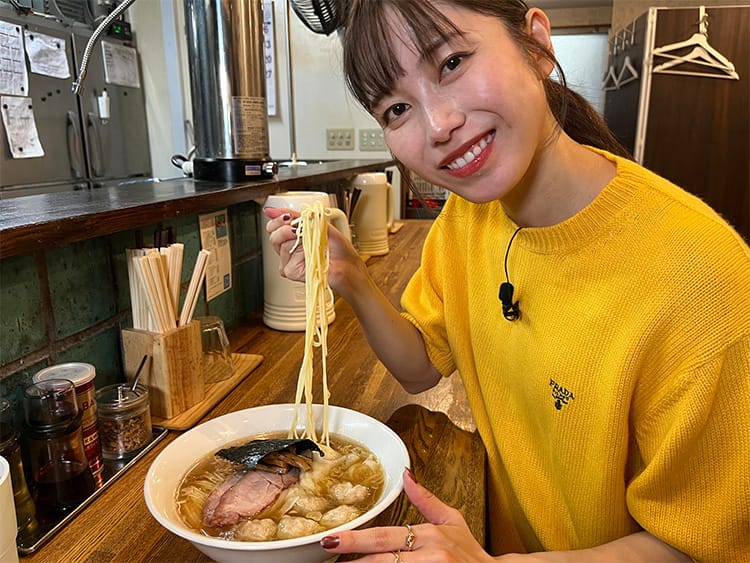 横山由依出演「ラーメンを食べる。」#56：支那ソバ おさだ（東京・大山）【2025.10.18 21:54〜 BS-TBS】