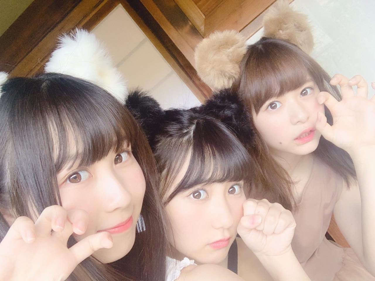 火の国熊本三銃士 田中美久×倉野尾成美×井上瑠夏、グラビアオフショット 「ENTAME 2019年7月号」