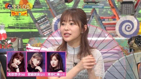【朗報】ワイドナショーでIZ*ONEが取り上げられ指原莉乃が解説