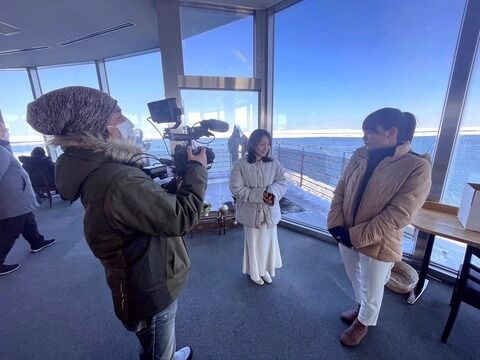 なぎちゃんが最果ての地で映画を撮っている模様