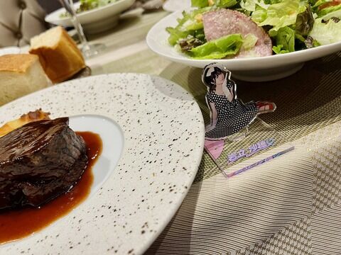 岩立沙穂さんのFCイベント(¥16,500~)で出されたお食事