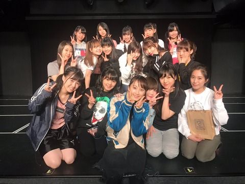 松井玲奈がSKE48劇場に降臨!!